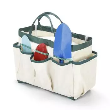 Durable Oxford Cloth Tool Bag with Multiple Pockets Large Capacity Tool Organizer Bag Handbag Garden Tool Hand Tool Bag белый