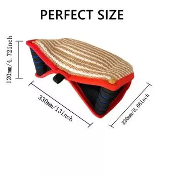 Durable Pet Training Tug Reusable Dog Bite Sleeve Bite Resistant Teeth Grinding Dog Biting Pillow Tug Stick разноцветный