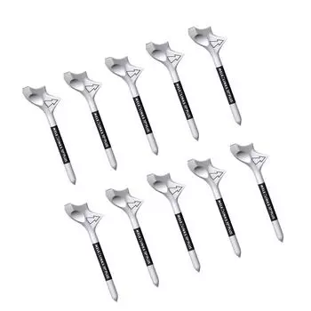 Durable Plastic 10° Diagonal Insert Precision Golfs Tees Stand Portable Golfing Supplies Aid Accessories Golfer Gift