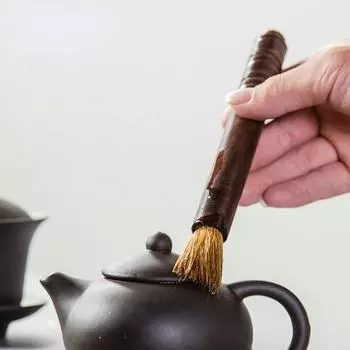 Durable Sandalwood Handle Teaware Cleaning Brush Tea Accessories Tea Cup Cleaner Tea Brushes B