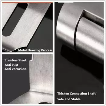 Durable Stainless Steel Padlock Hasp Household Right Angle Door Clasp Lock Burglar-proof 90 Degree Gate Bolt