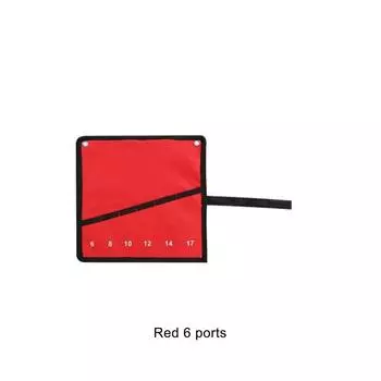 Durable Utility Heavy Duty Tool Organizers – Oxford Tool Roll Bag Multi-pocket Tear Resistant red 10 pack