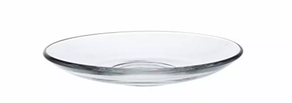 Duralex Set of 6 5.25 Saucers, Clear