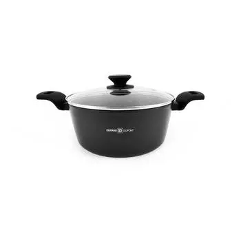 Durand Dupont Doris FT24TFI Черная алюминиевая кастрюля 24 см