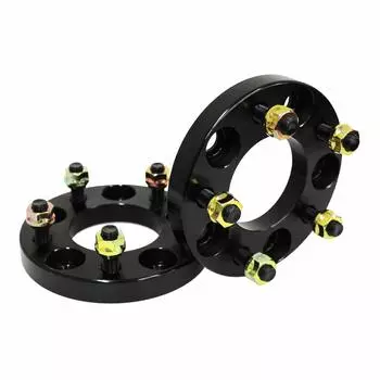 Durax PCD100 Широкий проставочный диск, 0,8 дюйма (20 мм), 5H, M12 x P1.5, Набор из 2 шт. (черный) Thickness 20mm