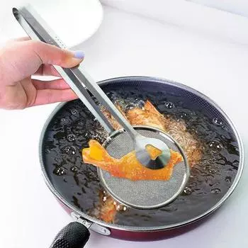 Дуршлаг 2-в-1, ложки, термостойкий скиммер для быстрой фильтрации, кухонная посуда с ковшами, инструмент с длинной ручкой