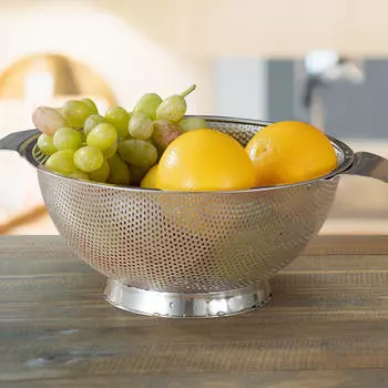 Дуршлаг для мытья риса, пищевое сито, чаша многоцелевая из нержавеющей стали