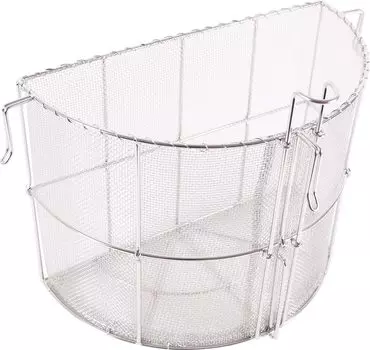 Дуршлаг для супа Kanda KD из нержавеющей стали 48 см, сделано в Японии, Tsubame Sanjo, полукруглый суп Gara 016084 серебряный