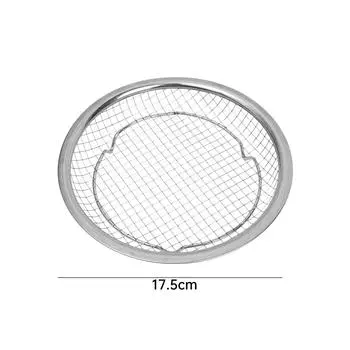 Дуршлаг для жарки из нержавеющей стали, фильтр для масла, двухушковые корзины для слива, фильтр с ручкой, кухонное сито для картофеля фри, инструменты 1pc
