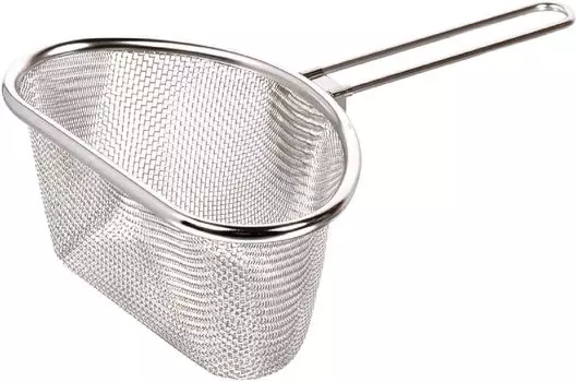 Дуршлаг Pearl Metal ручной кипячения средний из нержавеющей стали в Aqua HB-4102 серебряный