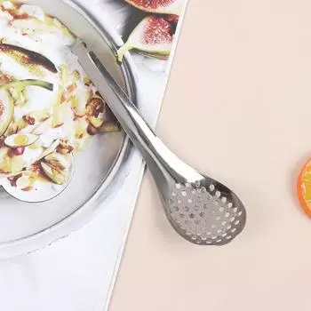 Дуршлаг с ложкой для икры молекулярной кухни на 56 отверстий, дуршлаг для икры с яичным желтком