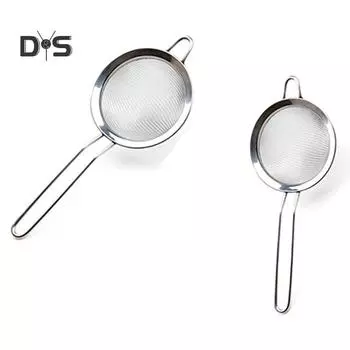 Дуршлаг с тонкой сеткой для муки, сито для масла, ситечко для чая