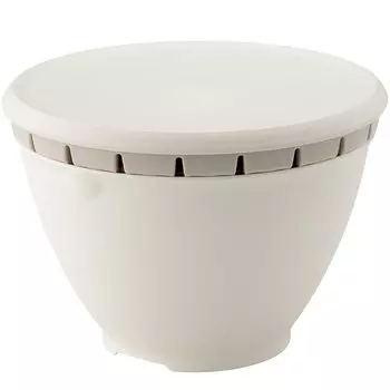 Дуршлаг Squirrel Bowl Set Ball Colander with Cap L White 22cm Liberista Подходит для микроволновой печи Сделано в Японии 2.6L