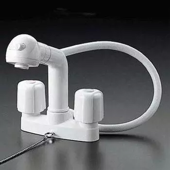 Душ для мытья волос KVK с 2 ручками и резиновой заглушкой KF64