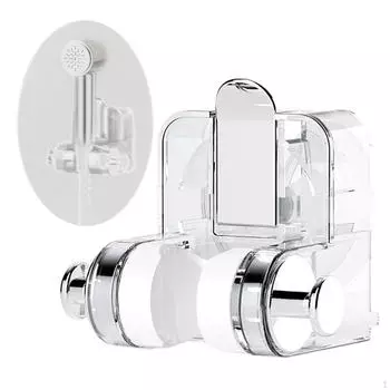 Душ с регулируемым углом установки для дома Transparent silver