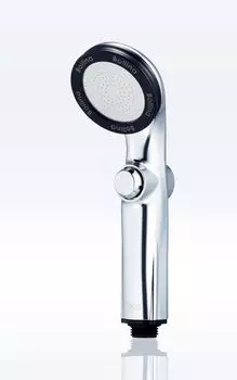 Душевая головка Bollina Micro Nano Bubble Ultra Fine Bubble Мелкие пузырьки Микропузырьки Экономия воды Временная остановка подачи воды Сделано в Японии Официальный Bollina серебряный