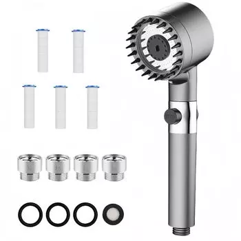 Душевая головка DEULUKO Micro Nano Bubble Высокое давление воды Экономия воды Очистка воды или больше Душевая головка Самая сильная душевая головка для удаления хлора