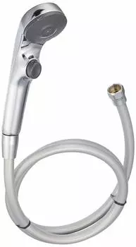 Душевая головка KVK NF с водосберегающим механизмом, редуктором давления и креплением с покрытием e-Shower (Позолоченный, универсальный) Шланг, клапан, PZS315TS-2