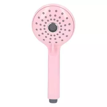 Душевая головка под давлением ABS Ручной двухрежимный распылитель для душа высокого давления предотвращает разбрызгивание вишня розовый