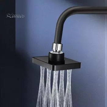 Душевая головка с малым давлением, струя низкого давления, гладкая поверхность, душевая головка с высоким давлением, струя душа с высоким КПД серебряный