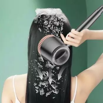 Душевая головка с высоким давлением Низкое давление воды Домашний спа-массаж Улучшенное давление воды Несколько режимов подачи воды Встроенная фильтрация Душевая головка серый