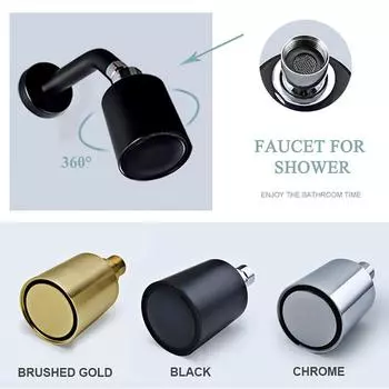 Душевая головка высокого давления из латуни с одной функцией Rainfall Top Rain Shower настенная душевая головка с распылителем Аксессуары для ванной комнаты