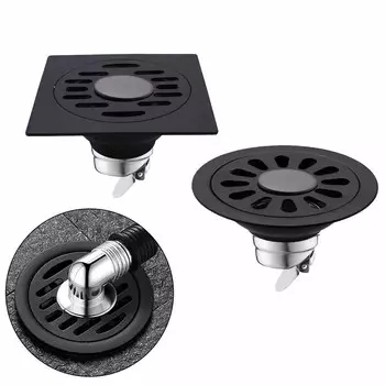 Душевая кабина Слив из нержавеющей стали Слив для пола Кухни Ванные комнаты Улавливатель волос Слив для балкона Стиральная машина Утечка в землю