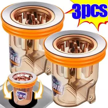 Душевая кабина сливное отверстие для раковины фильтр для ванной комнаты универсальный быстрый слив сливное отверстие для пола антизапах Dectable обратный поток превентор 1PC