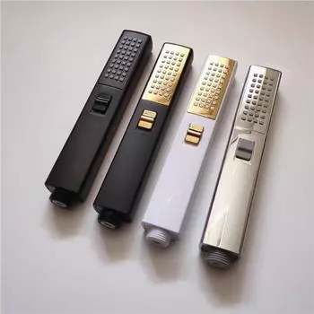 Душевая лейка для ванны с ручным управлением, регулируемая душевая лейка с 2 режимами, напорный душ для ванной комнаты с потоком воды