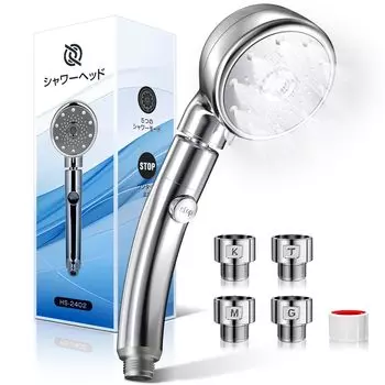 Душевая лейка Micro Nano Bubble Mist Shower Innovation Water Экономия воды Душевая лейка с высоким давлением воды Регулировка угла наклона Вращение вверх и вниз 3D