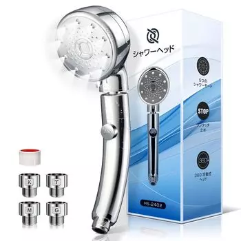 Душевая лейка Micro Nano Bubble Водосберегающая душевая лейка Регулировка угла наклона Вращение вверх и вниз Остановка подачи воды под рукой Высокая мощность очистки 5