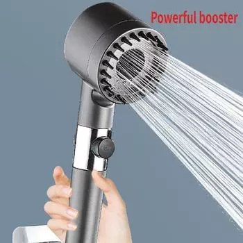 Душевая лейка высокого давления, Душевая лейка, Многофункциональная напорная душевая лейка, Бытовая ванна, Кронштейн для ручной душевой лейки