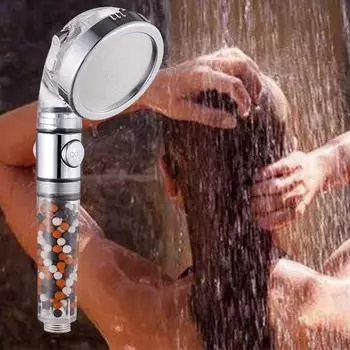 Душевая лейка высокого давления, портативная регулируемая фильтрующая насадка для крана, фильтр для душа, аксессуары для ванной комнаты, дропшиппинг чистый