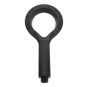 Душевая лейка высокого давления с большим выходом воды, выдолбленная ручная душевая лейка для домашней ванной комнаты чёрный