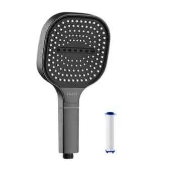 Душевая лейка высокого давления с большой панелью, 3 режима, инструмент для душа в ванной комнате, душевая лейка для ванной комнаты, ручной душ Grey