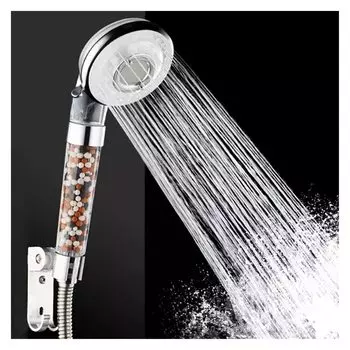 Душевая насадка, 7 режимов, экономия воды, спа, душевая насадка высокого давления, круглый ручной переключатель, регулируемый фильтр, насадка для ванной комнаты