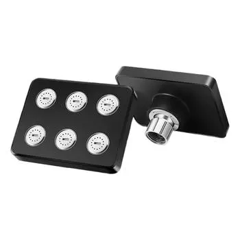 Душевая насадка высокого давления, вращающаяся на 360°, водосберегающая насадка для душа, смеситель для дождя, запасные части для душевой системы, аксессуары для ванны