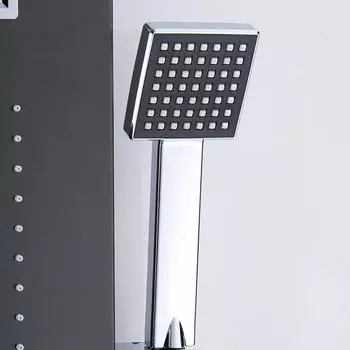 Душевая панель для ванной комнаты из нержавеющей стали Душевая панель для ванной комнаты с эффектом водопада и ручным душем Душевая панель из нержавеющей стали