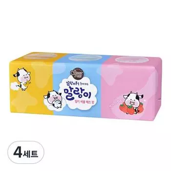 Душевая пена для ванны Shower Mate Soft Cow Bubble Bomb, набор из 3 предметов, 80 г, 4 комплекта