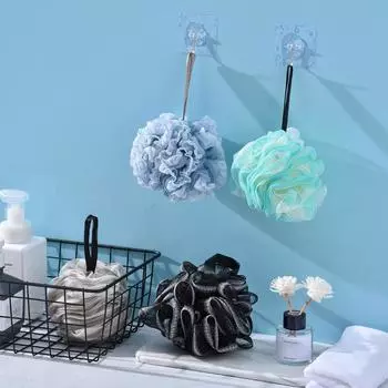 Душевая сетка-губка для ванны, шарик-мочалка, мочалка для тела, отшелушивающая щетка, мягкий очиститель, скраб для кожи, щетка для спины, принадлежности для ванной комнаты