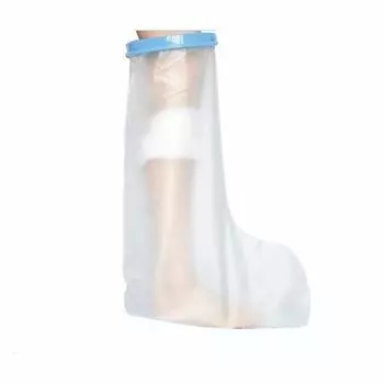 Душевой чехол Водонепроницаемый герметичный гипсовый бандаж для перелома ноги, ступни, руки, ладони, фиксированный протектор после операции, защитное кольцо-рукав adult foot