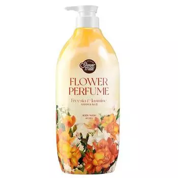 Душевой гель для душа Shower Mate Yellow Flower с ароматом фрезии и жасмина, 900 г, 1 шт.