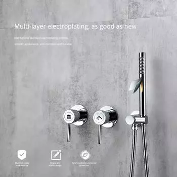 Душевой комплект настенный смеситель для душа 8/10/12 дюймов набор для душа скрытая душевая система с дождевой головкой 8 inch