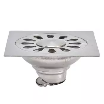 Душевой слив для пола из нержавеющей стали двойного назначения для ванной комнаты, слив для подвала, туалета в гараже