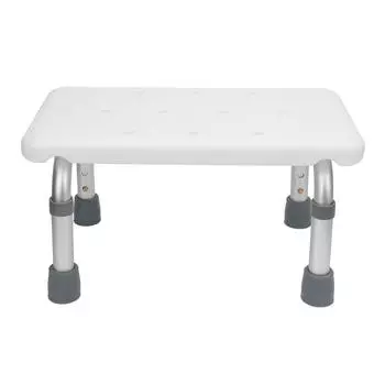 Душевой стул из алюминиевого сплава с противоскользящими дренажными отверстиями, многофункциональный стул для ванной комнаты, табурет для беременных