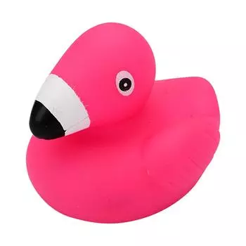 Душевые эмалевые игрушки для купания животных Плавающие пищащие игрушки для животных One Size розовый
