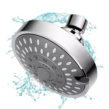 Душевые лейки для ванной комнаты, регулируемые, с 5 режимами распыления, для ванной комнаты, устойчивые к ржавчине, антизасоряющие, дождевые лейки для ванной комнаты