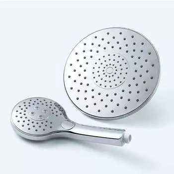 Душевые лейки из АБС-пластика, настенная дождевая верхняя душевая лейка, ручной ультратонкий круглый дождевой смеситель без кронштейна 237