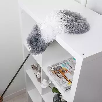 Пылесос Пылесос Бытовая статическая Дзен Может быть Выдвижная Пылесосная кровать Чистая подметка Перьевая Пылесос 61-136cm белый