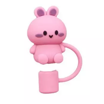 Dust-Proof Animal Shape Straw Topper 10mm Straw Tips Cartoon Straw Cap Drinking